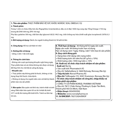 Nordic Seal Omega 3 S2