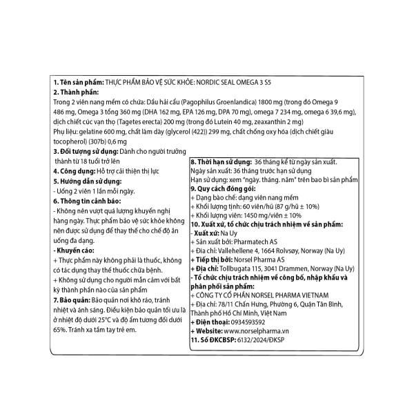 Nordic Seal Omega 3 S5