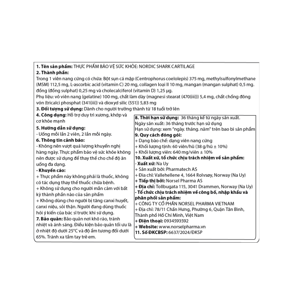 Nordic Shark Cartilage