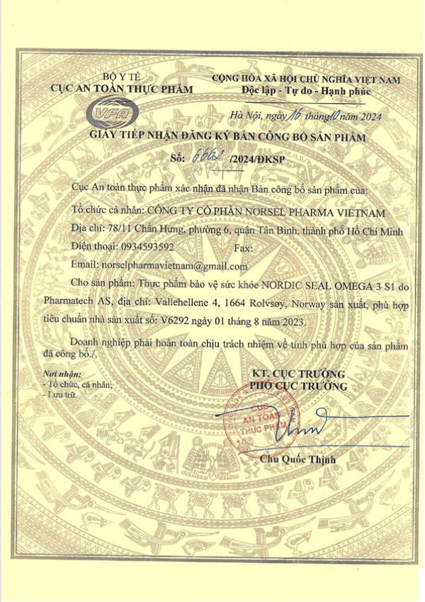 Nordic Seal Omega 3 S1