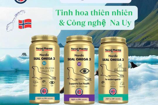 Norsel Pharma Việt Nam chính thức giới thiệu sản phẩm mới chiết xuất từ dầu hải cẩu Na Uy